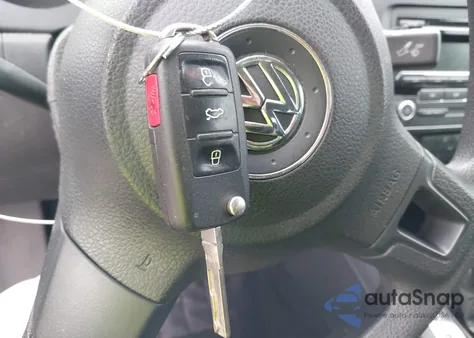 2012 Volkswagen Jetta 2.0L S из США, поврежденный, VIN 3VW2K7AJ3CM049680